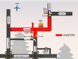 Pengalihan Arus Lalu Lintas Saat Pujawali di Pura Dalem Benculuk Tegeh Kori