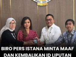 Istana Kembalikan ID Pers Wartawan CNN Indonesia, Biro Pers Sampaikan Permohonan Maaf