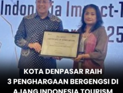 Denpasar Raih Tiga Penghargaan Pariwisata Nasional di ITMW 2025: Prosperity, Green, dan Cultural Harmony City