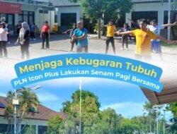 Wujudkan Tubuh Bugar dan Kegembiraan, PLN Icon Plus Adakan Senam Bersama melalui Program Wellbeing